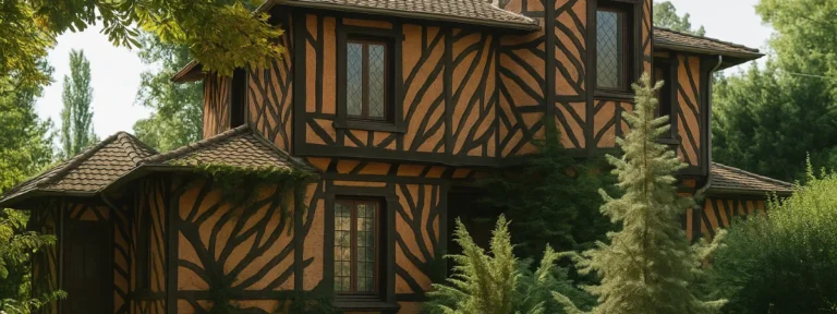 Maison à colombages typique du Vésinet – intervention d’élagage à Chatou et alentours