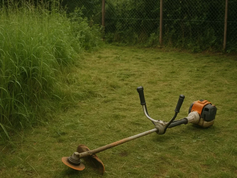 Débroussaillage d’un terrain en friche à Saint-Germain-en-Laye